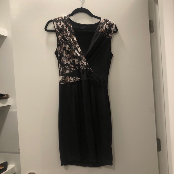 AllSaints Azure Chase Silk Floral Dress - Picture 2 of 4